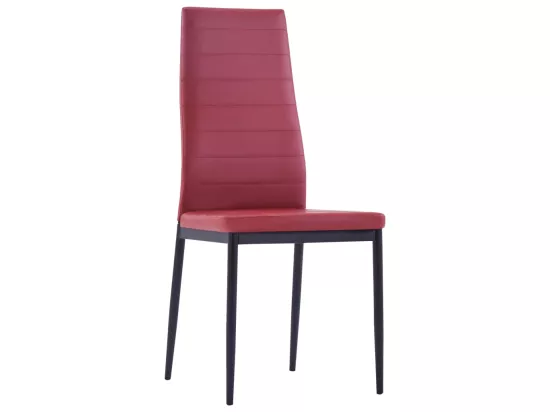 Mobilier de salle à manger 7 pcs Rouge bordeaux