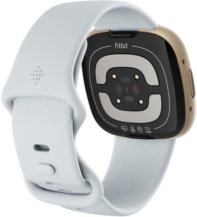 Fitbit Sense 2 - Smartwatch dames en heren - Lichtblauw