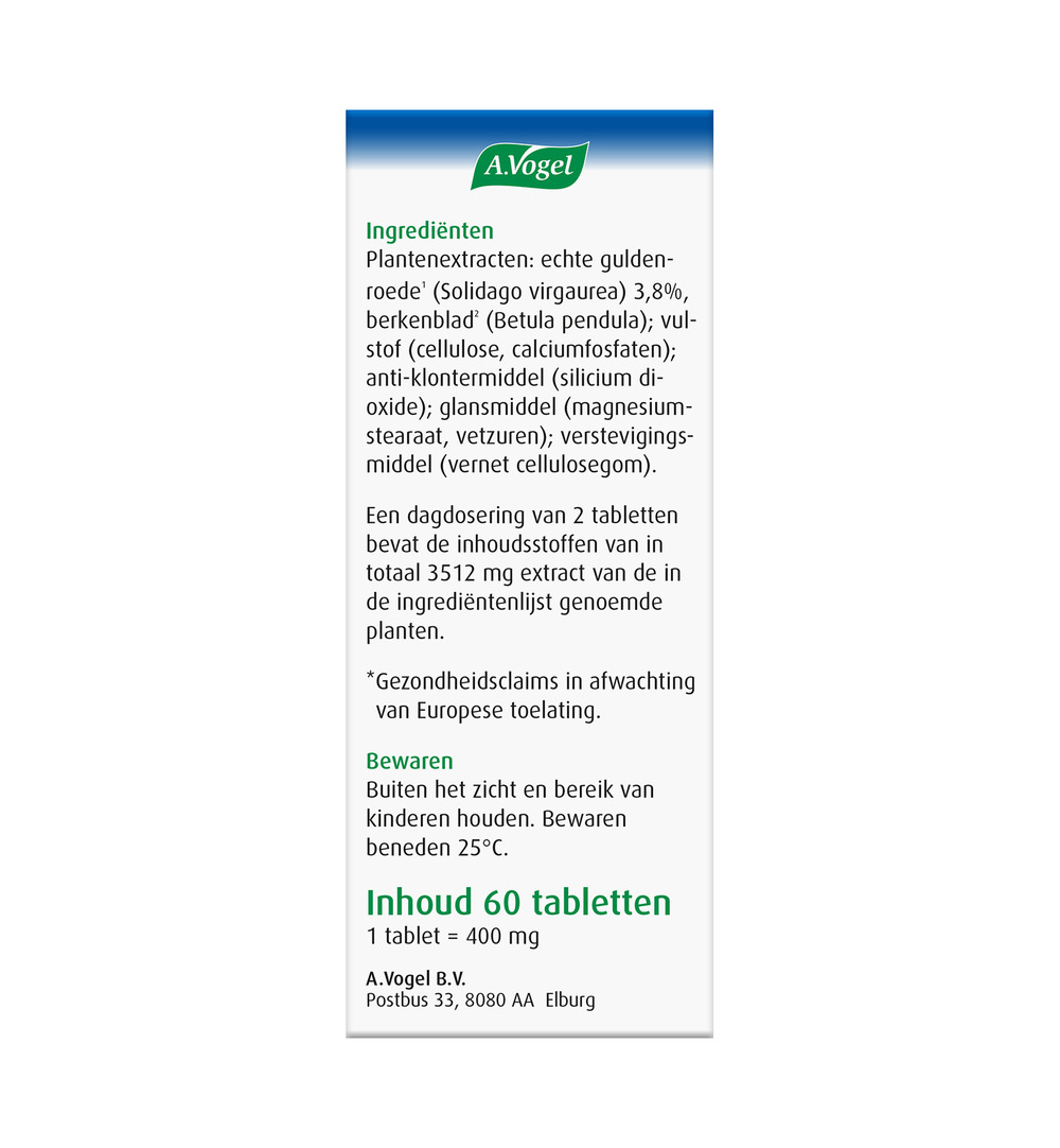 A.Vogel Solidago (60 tabletten)