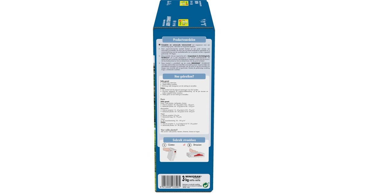 DCMMeststof Siertuin 3 kg  (Tot 40 m²)