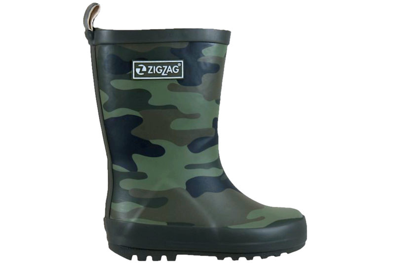 ZIGZAG GEMUS KIDS RUBBER BOOT ARMY GREEN