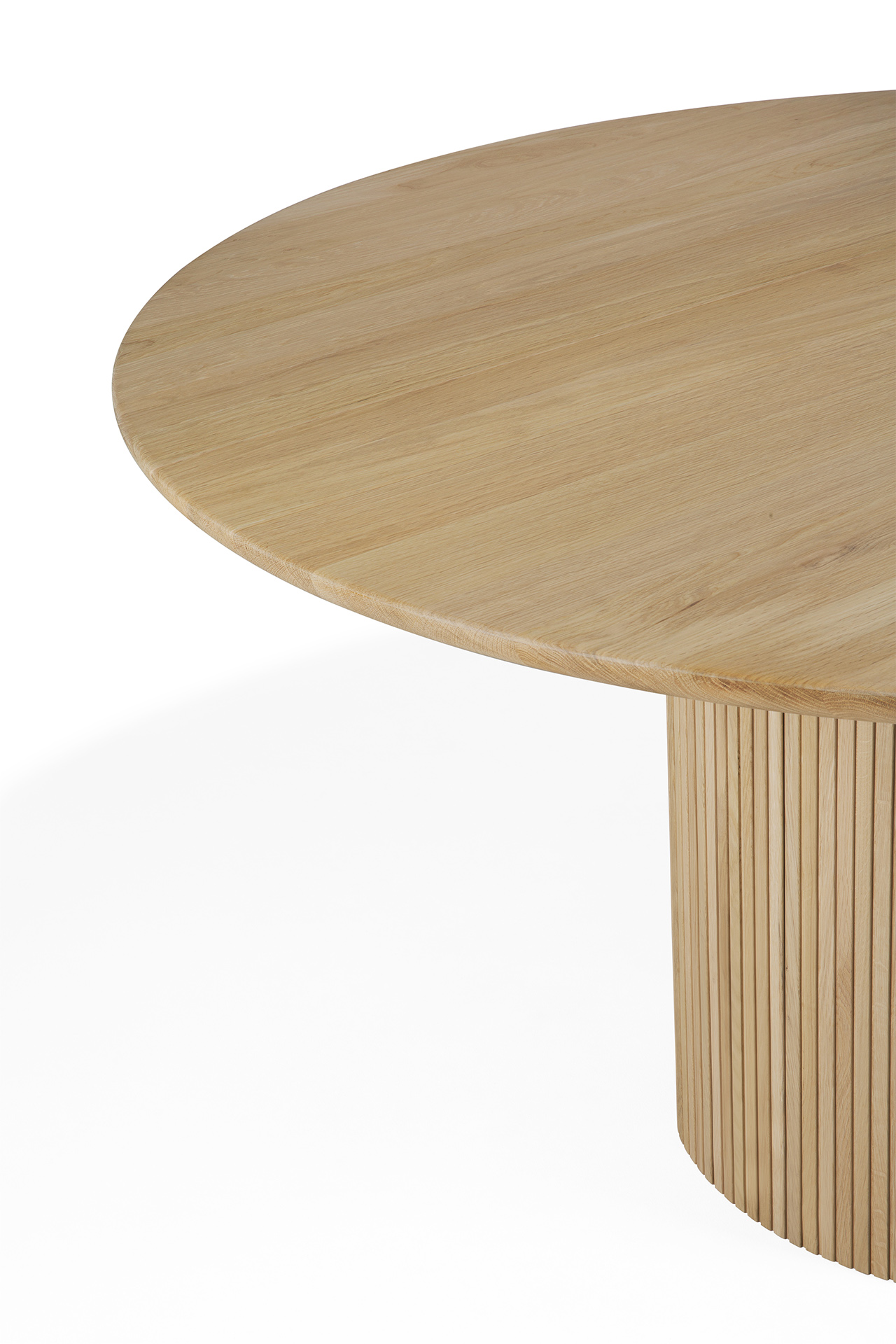 Ethnicraft - Roller Max eettafel 150  rond - eiken