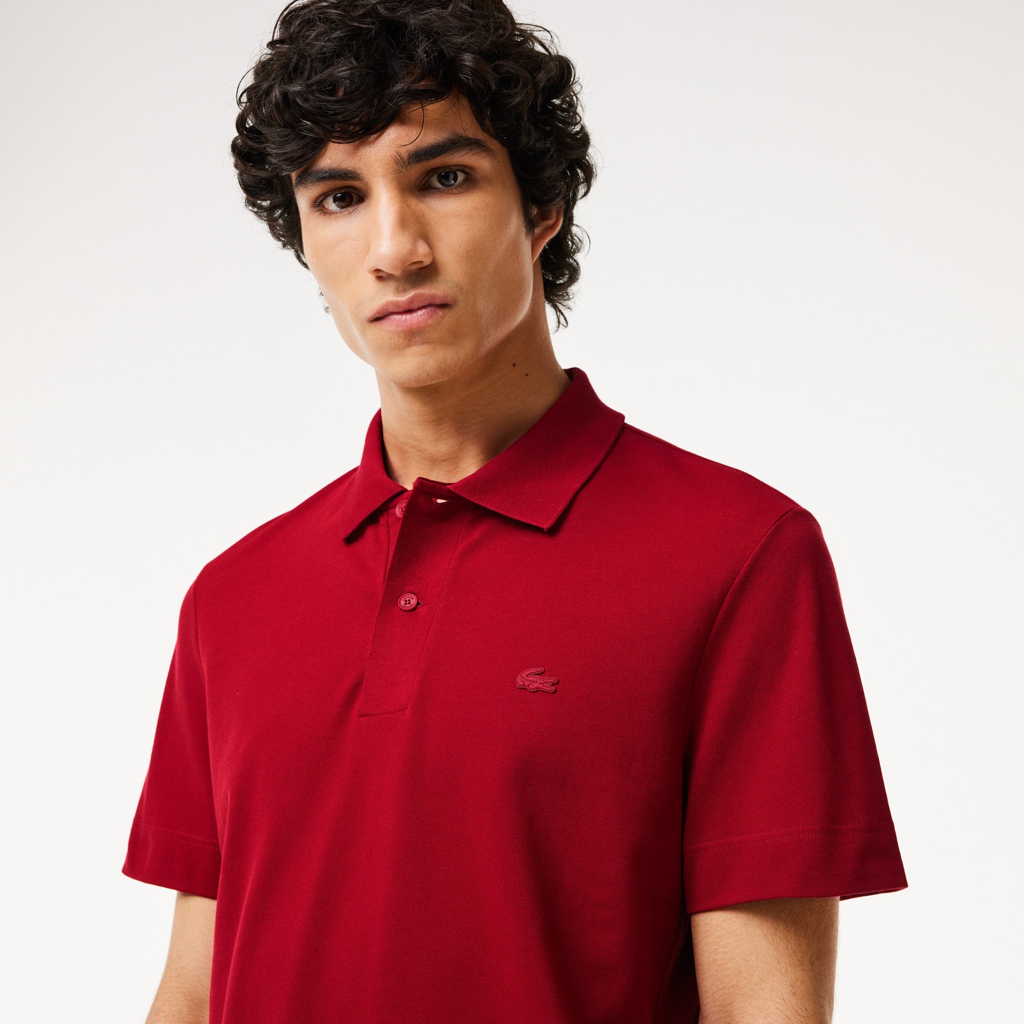 LACOSTE Movement Poloshirt aus leichtem Piqué Kurze Ärmel - Rot - Lacoste - Herren