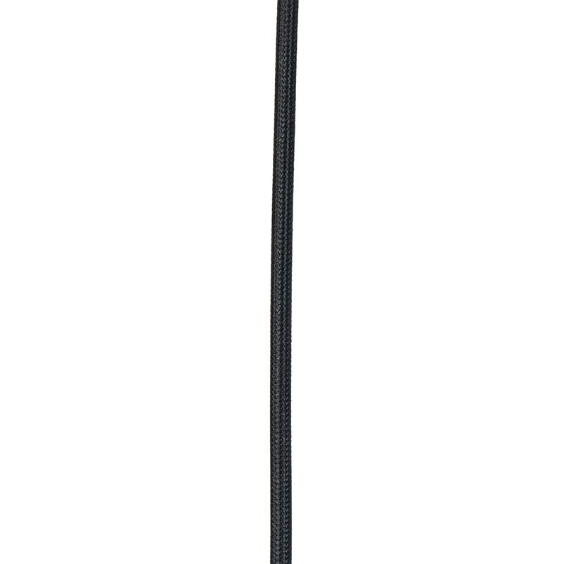 Industriële hanglamp zwart met goud 2-lichts - Magnax