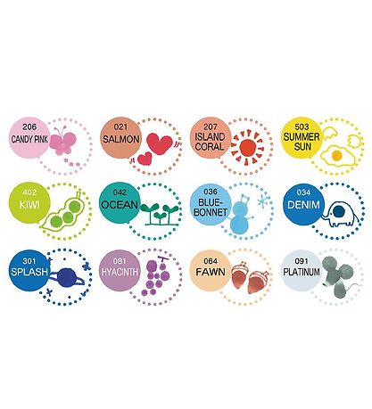 Zig Tuschen - Clean Color DOT - 12 st.
