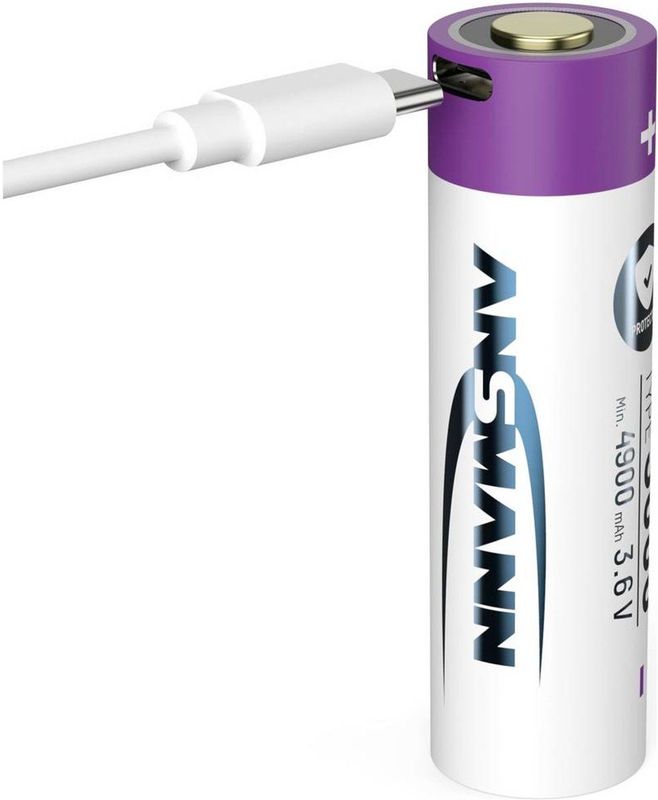 Ansmann - 21700 - Oplaadbare Batterij - 5000 mAh - USB Type-C, 3.6 V, 1 st