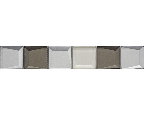 Glazen rand glas REFLEX beige mix 4,8x29,8 cm