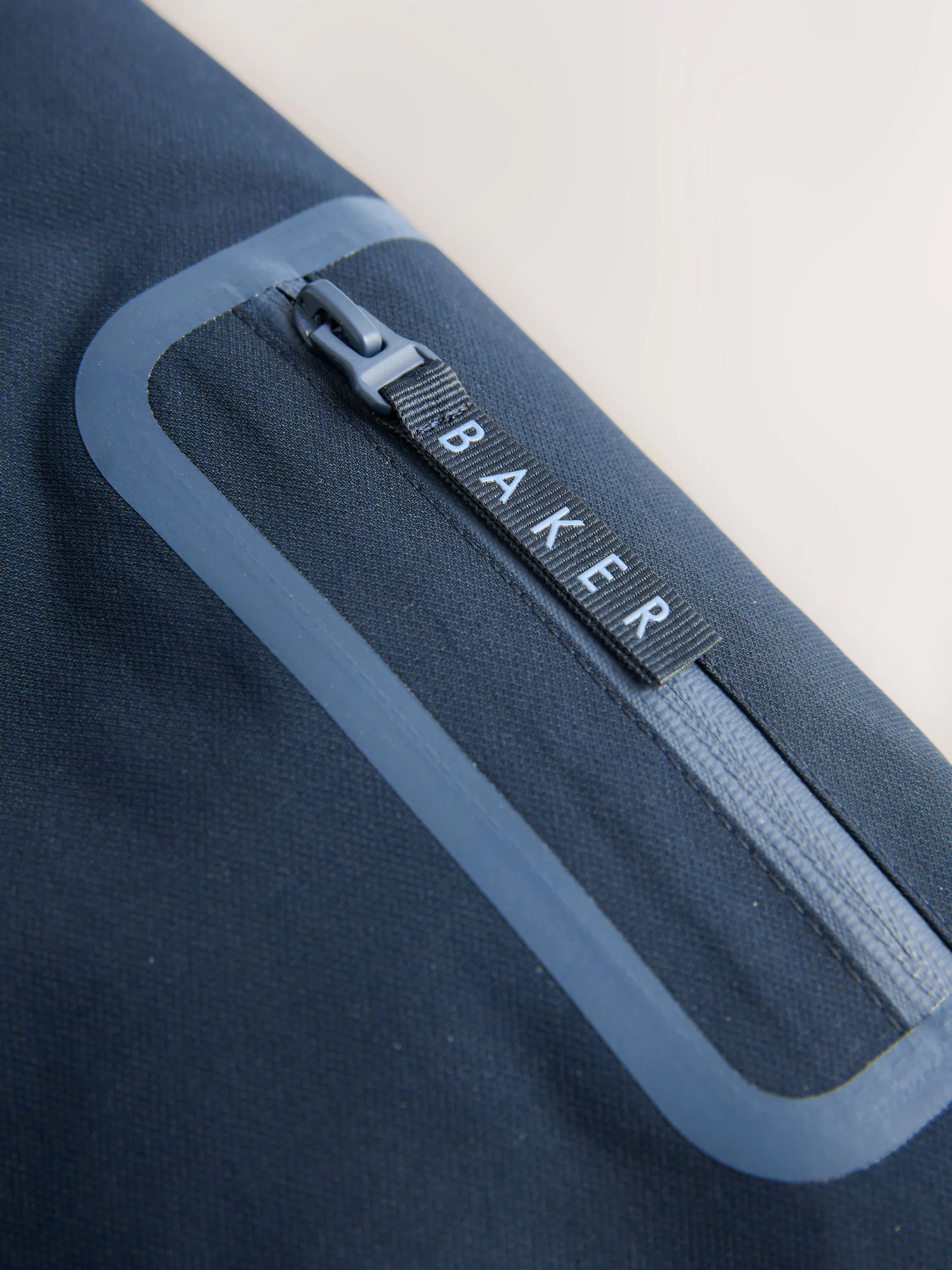 Marineblauw - Baker by Ted Baker regenbestendige parkajas