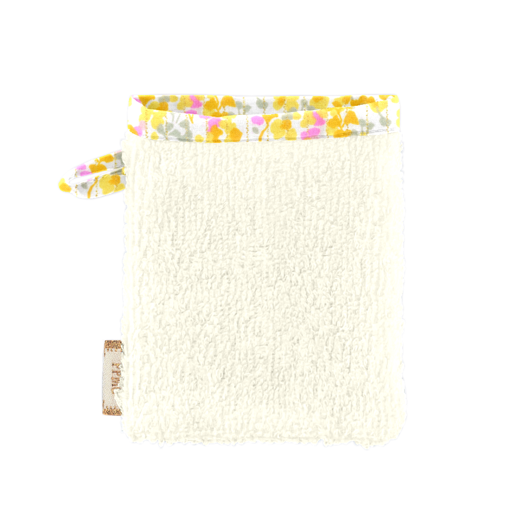 Mini-Gant Démaquillant Mimosa Jaune Rose