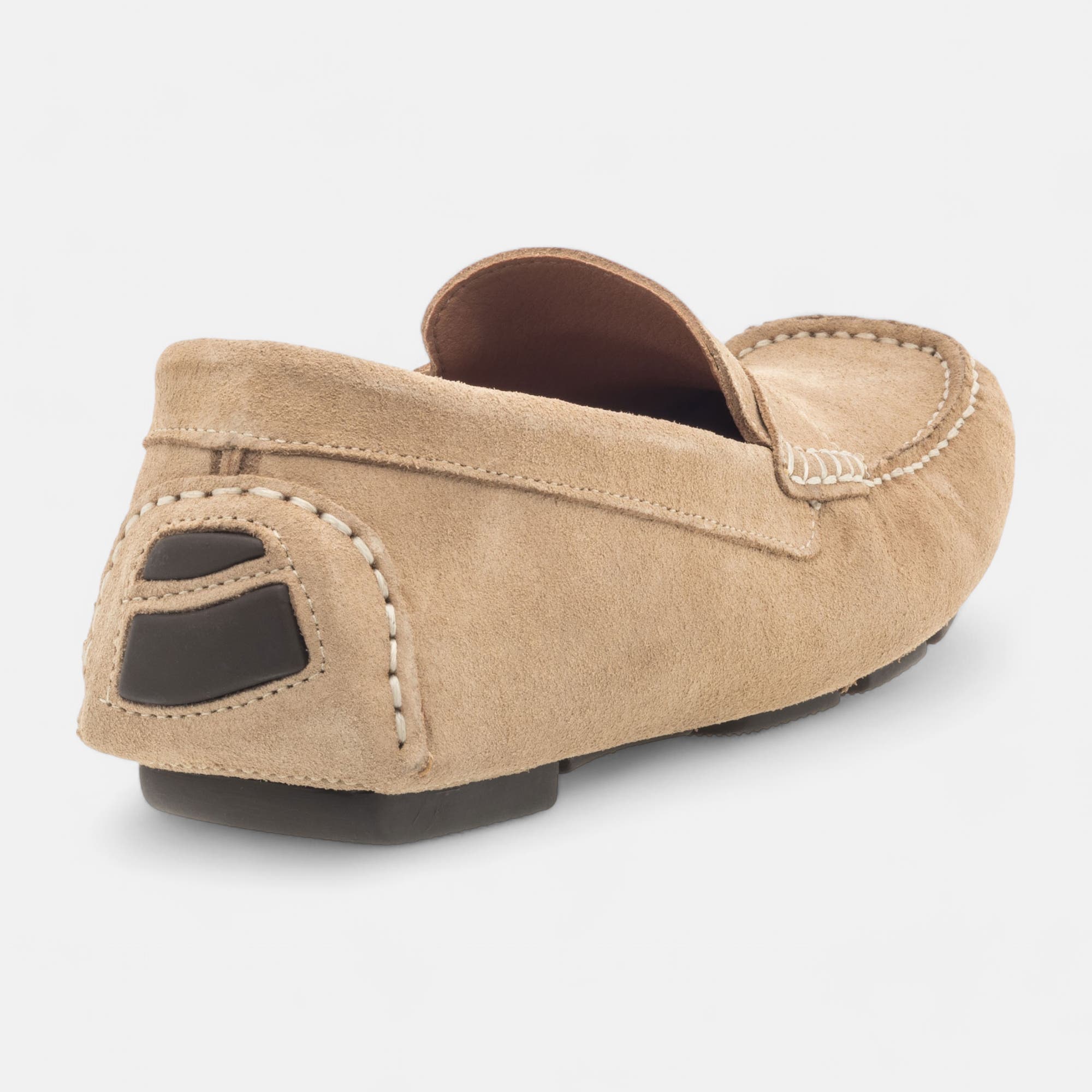 Mocassins Homme en cuir beige
