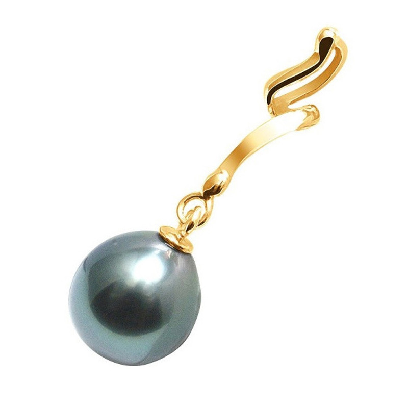 Pendentif Perle de Tahiti et Or Jaune 375/1000