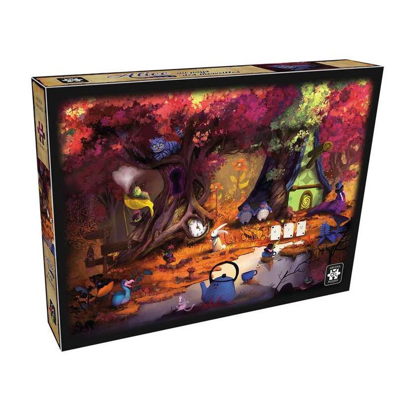 Puzzle Enigmes 1000 pièces - Alice au pays des merveilles - Arcana
