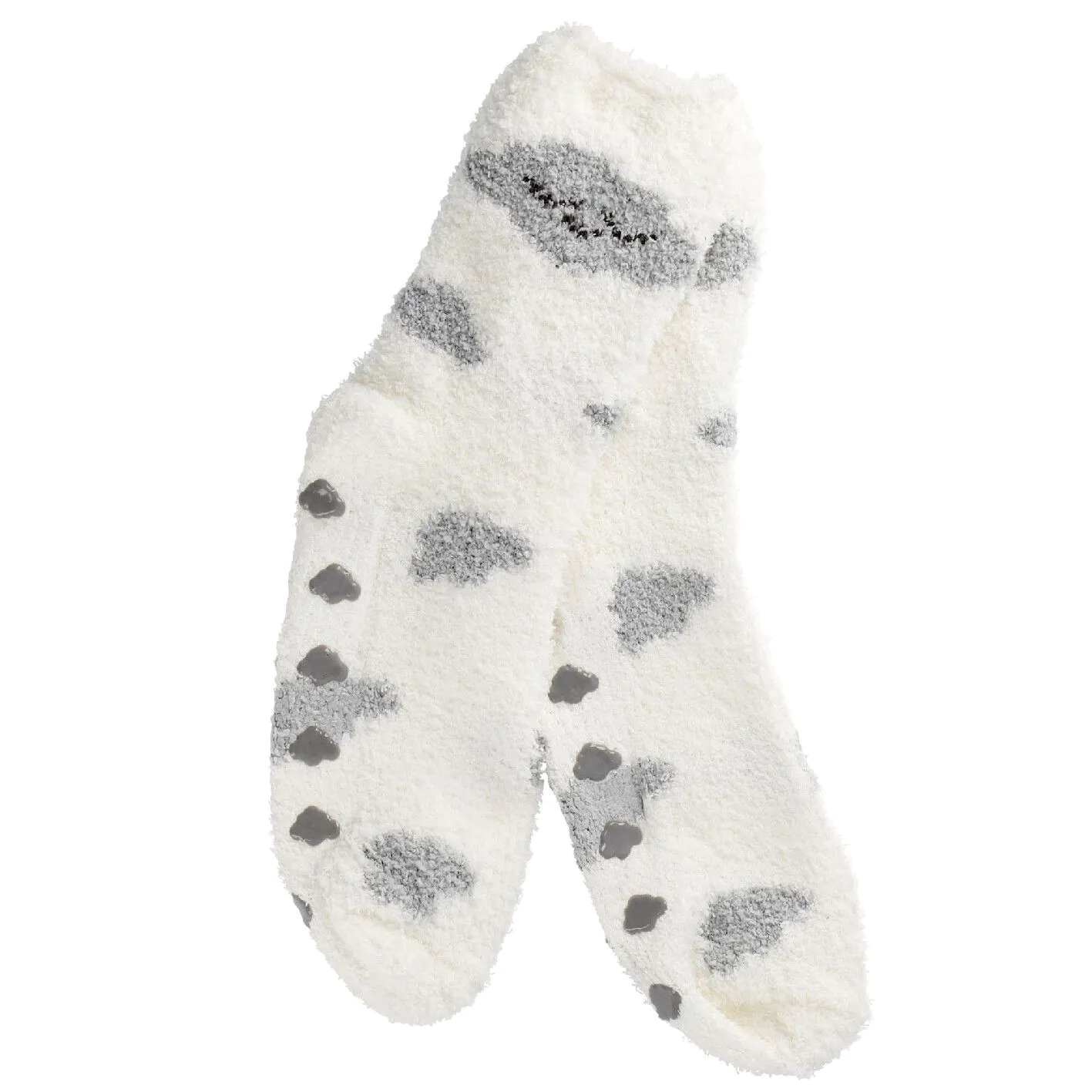 Kuschelsocken Anti-Rutsch, Wolke/offwhite