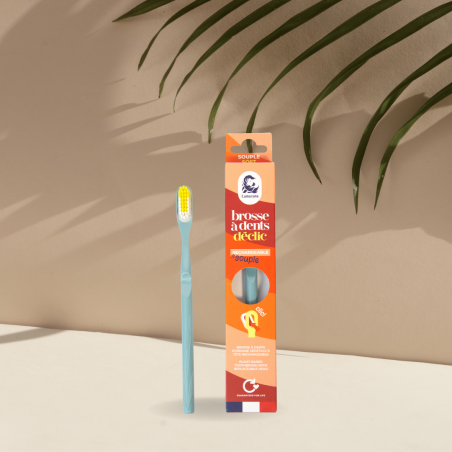 Lamazuna Brosse à dents rechargeable Bleu orage - Souple