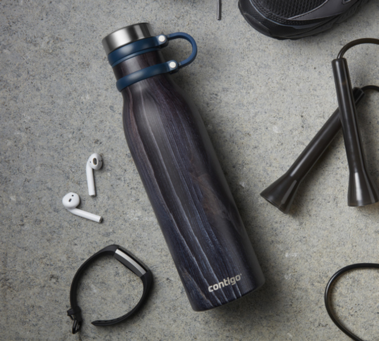 Bouteille Isotherme Thermalock Indigo Wood 59cl - CONTIGO