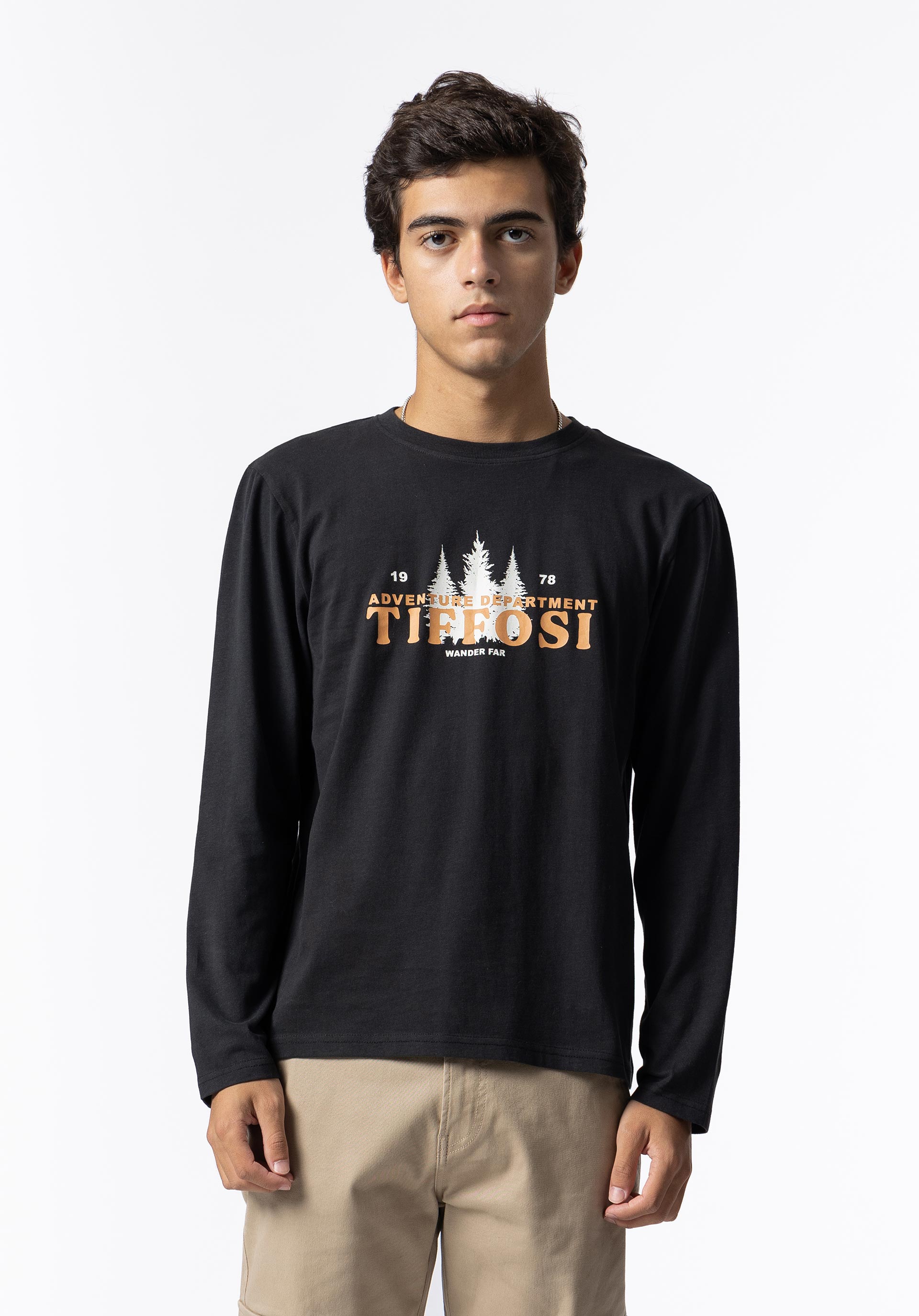 T-shirt com Estampado Frontal