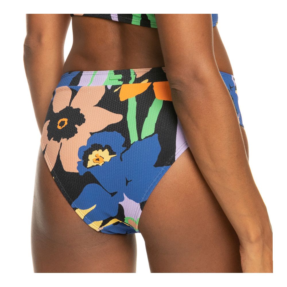 Roxy COLOR JAM - Bas de maillot de bain Femme anthracite flower ja
