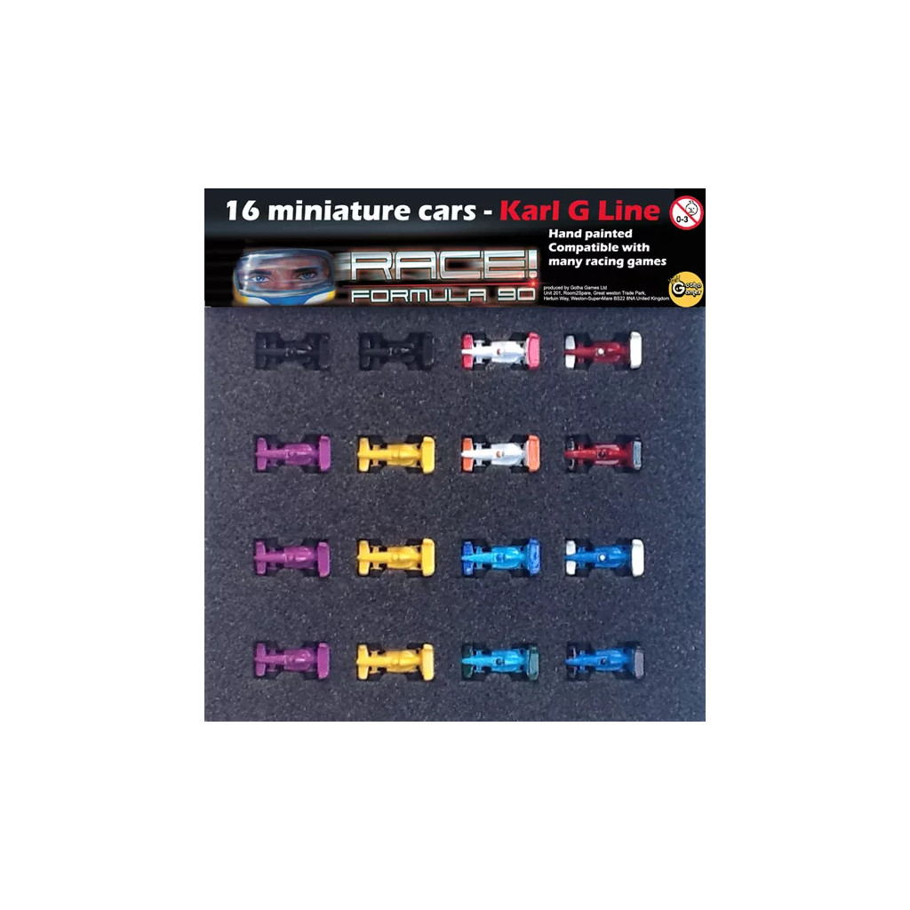 Race Formula 90 - Deluxe Metal Car Set