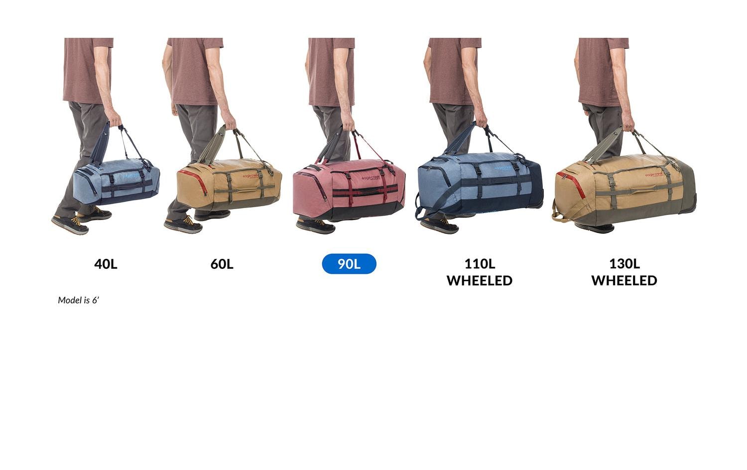 Duffle Bag Cargo Hauler 90 l Grau<br>Wasserabweisender Dufflebag