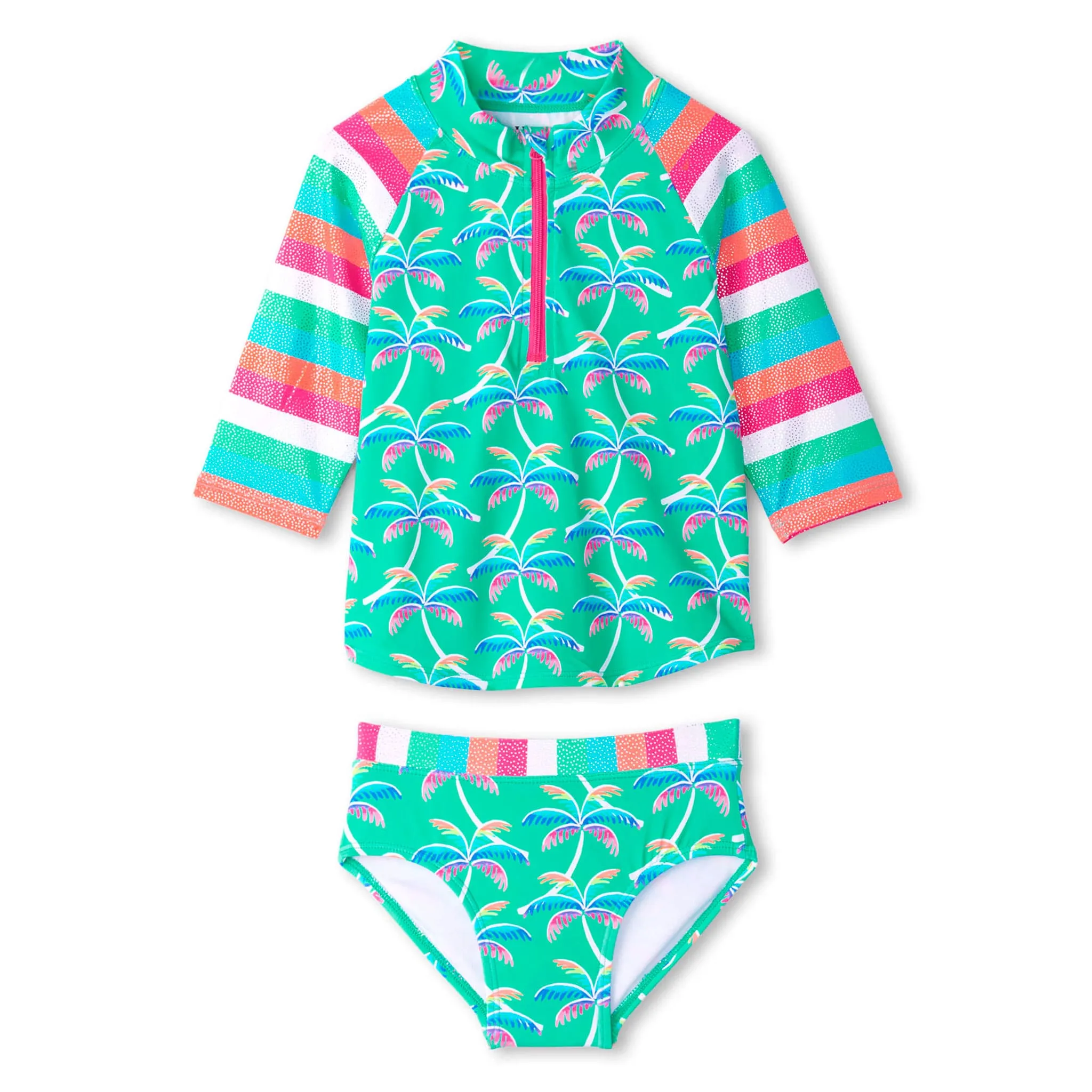 Hatley Maillot UV 2 Pièces Palmier 4-8ans