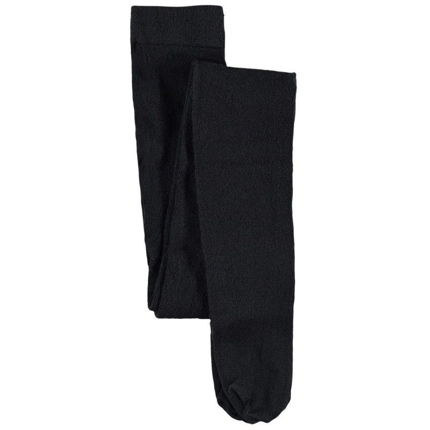 Collant épais uni - Noir