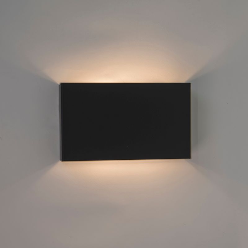 Smart wandlamp zwart 24 cm incl. 2 Wifi G9 - Otan