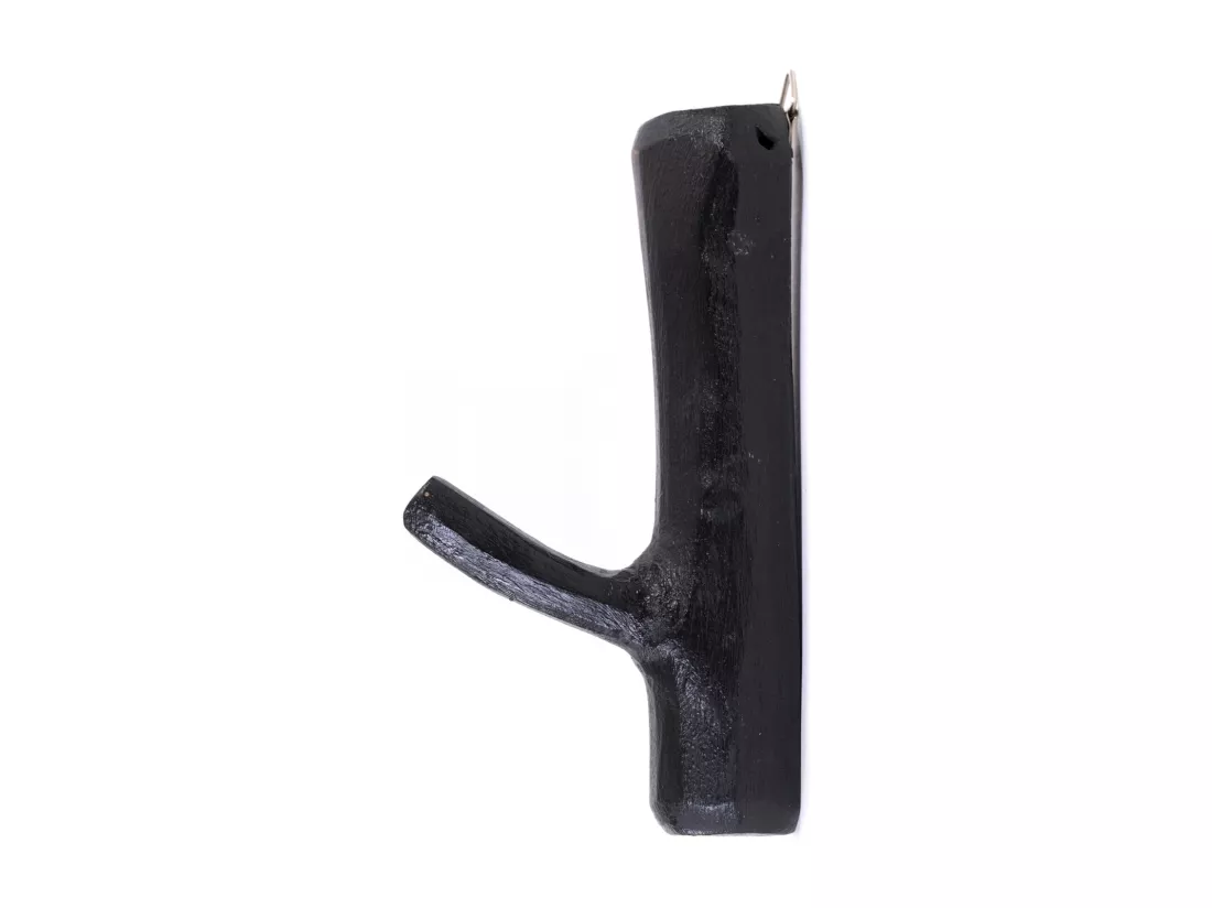 CROCHET DE VESTIAIRE LIMB racine de teck 09 voodoo - schwarz