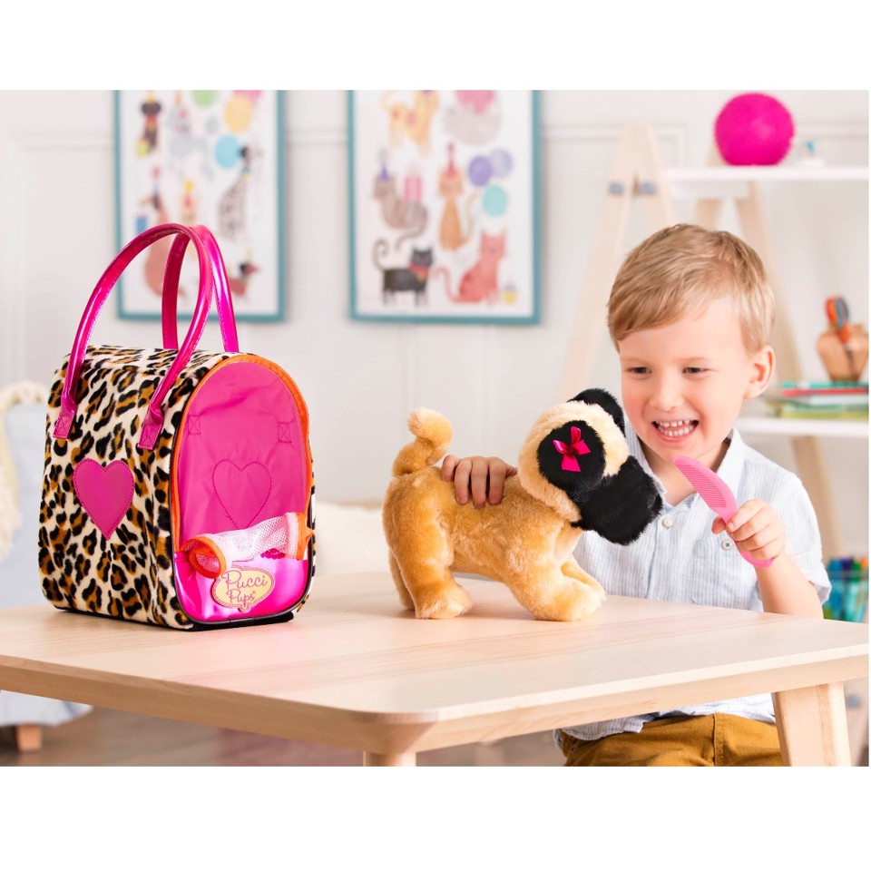 Pucci - hund i Leopard taske