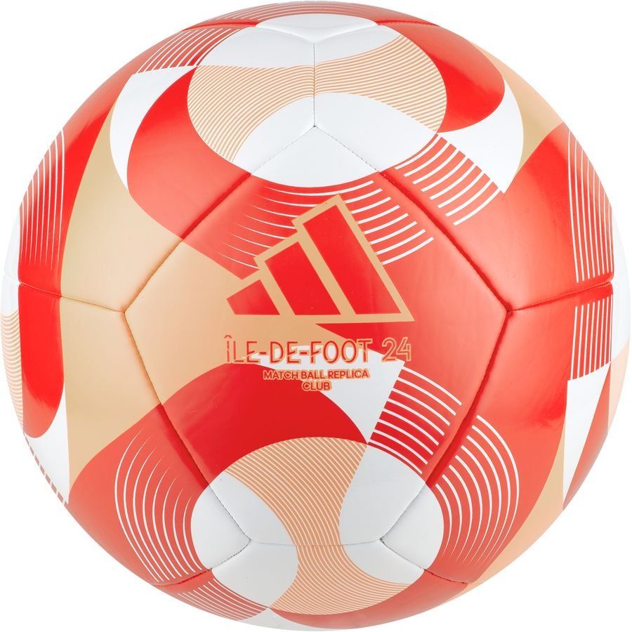 adidas Ballon Île-De-Foot Club - Rouge/Orange/Blanc