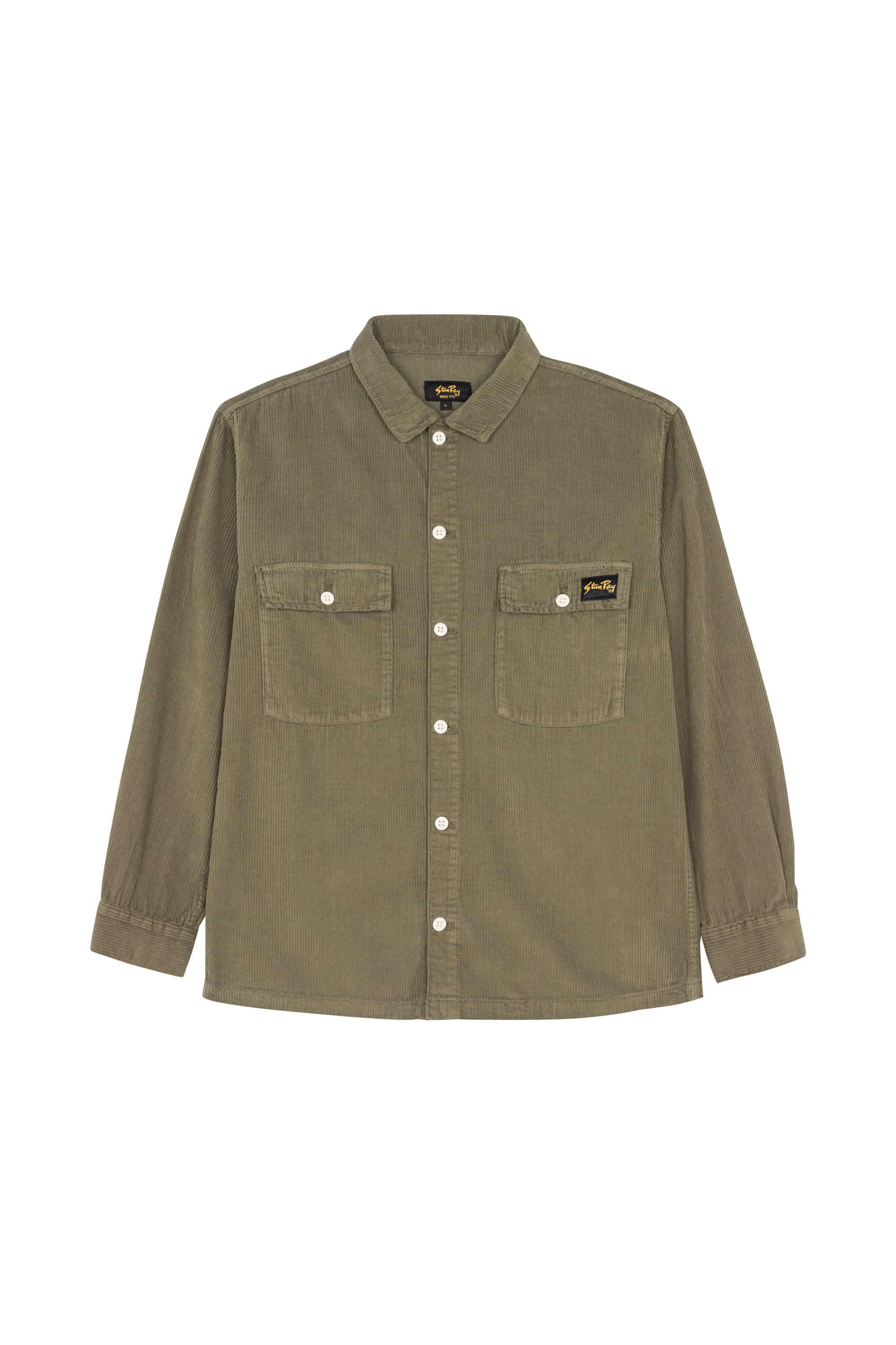 STAN RAY Chemise CHEM AW2311114 CPO  OLIVE CORD Vert