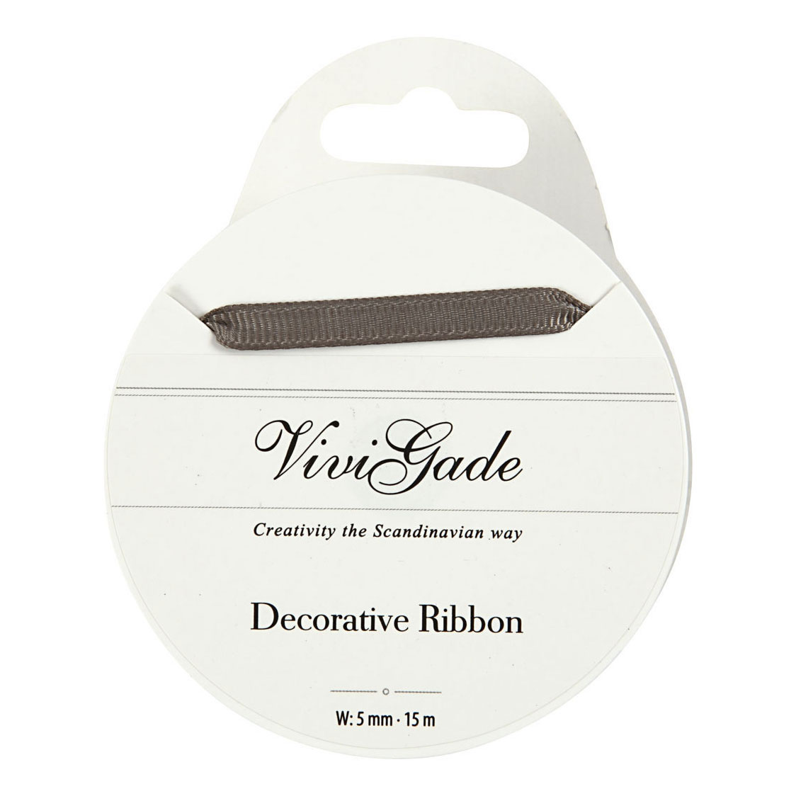 Decoratie Lint Grijs, 15m