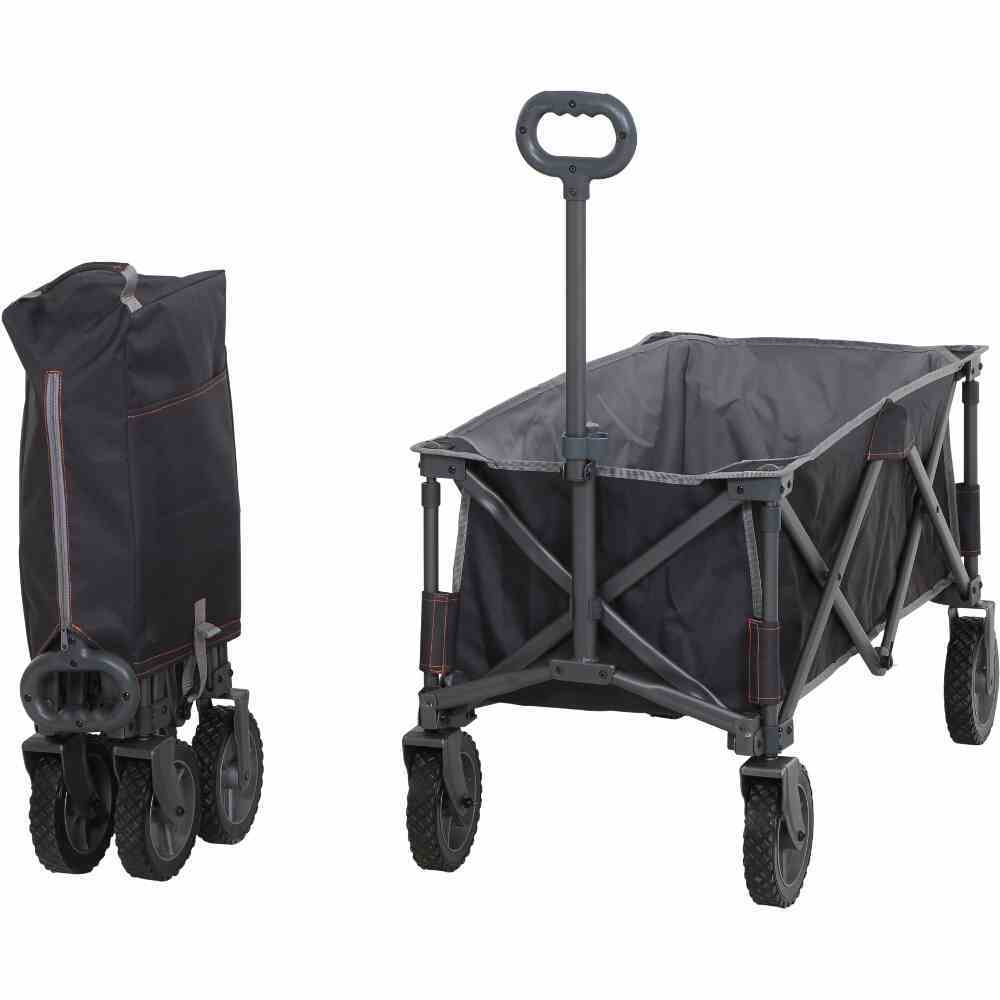 Bollerwagen COMFORT - grau - faltbar