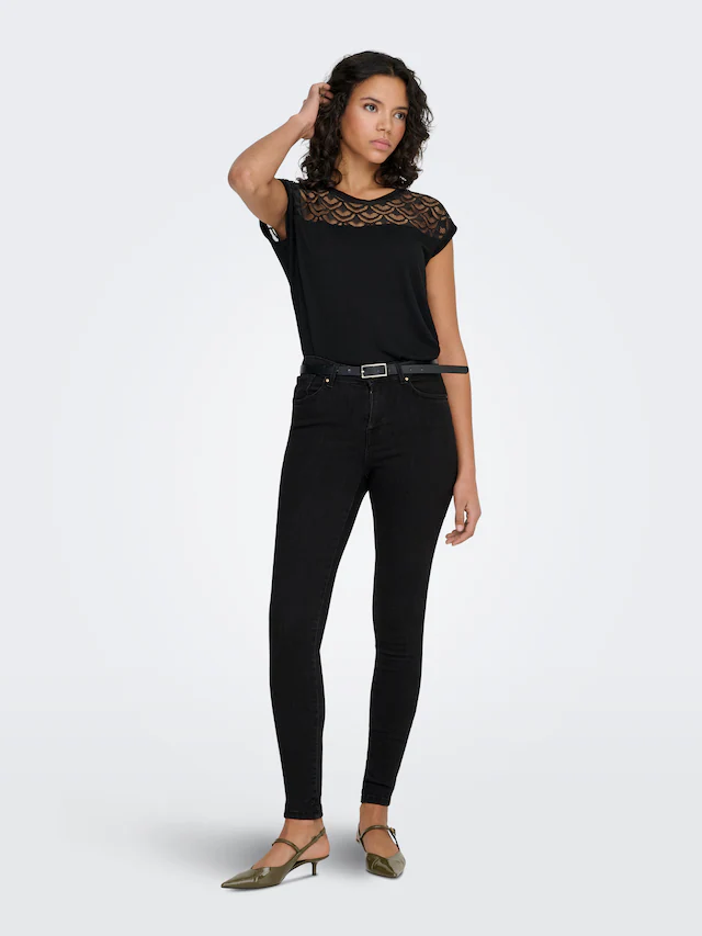 ONLY Skinny-fit-Jeans »ONLPOWER MID PH UP SK DNM REA3659 NOOS«, mit Push-up-Effekt