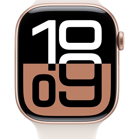 Apple Watch S10 Cell 46 mm M/L - Rose Gold Aluminium Sport Band