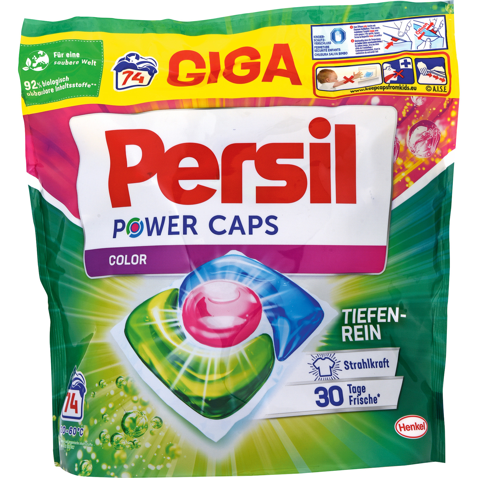 Persil Power Caps Color Deep Clean 74 Waschgänge
