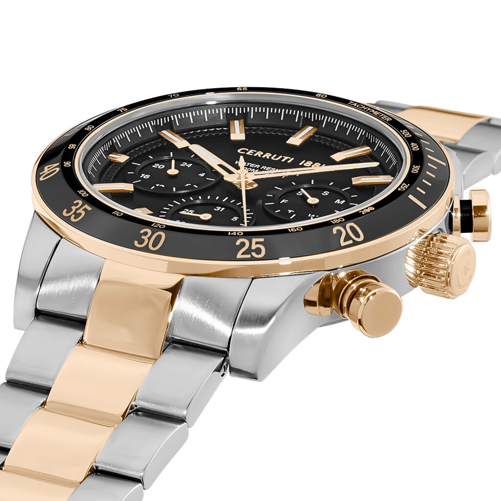 Montre Cerruti Turchino Slim Noir