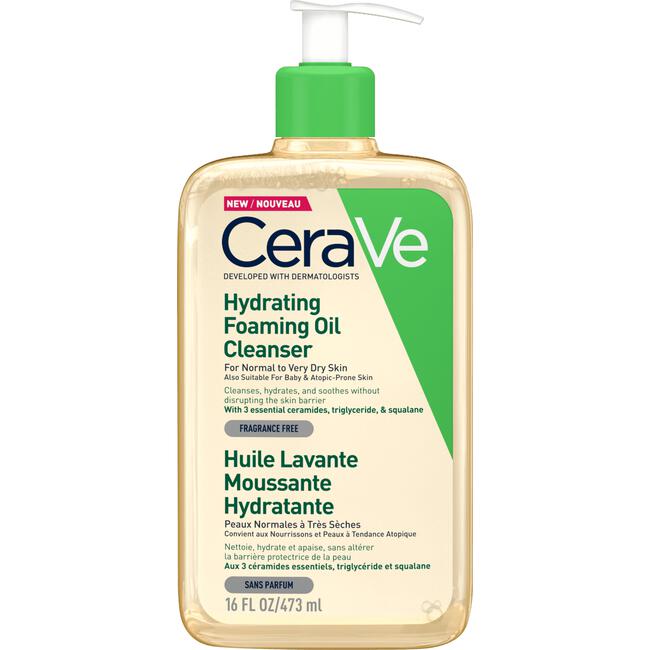 CeraVe Hydraterende Schuimende Reinigingsolie 473 ML