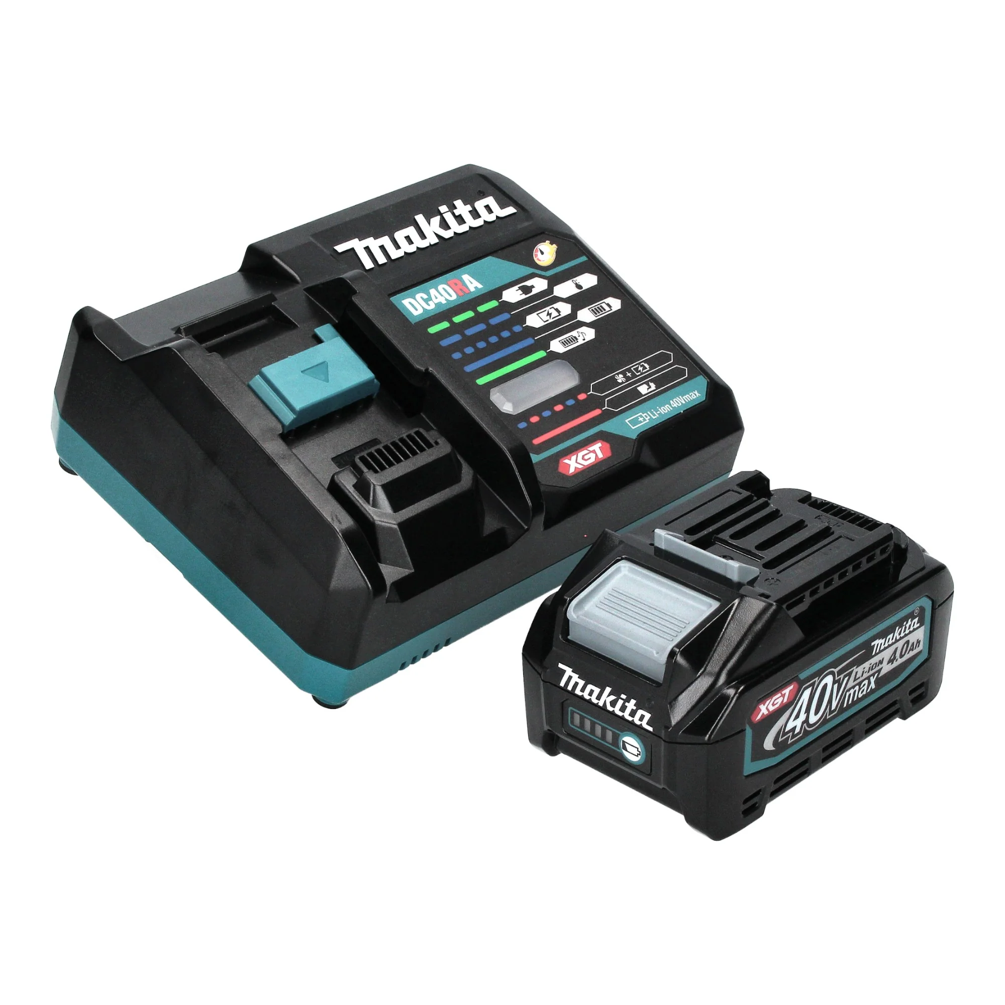 Makita UV 001 GM101 Scarificateur sans fil 40 V max. XGT 38 cm 50 l Brushless + 1x batterie 4,0 Ah + chargeur