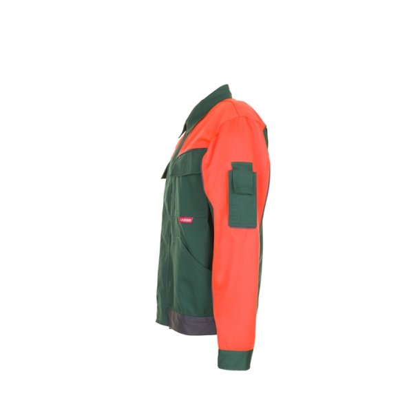 Visline V1 Arbejdsjakke grøn / orange / skifer