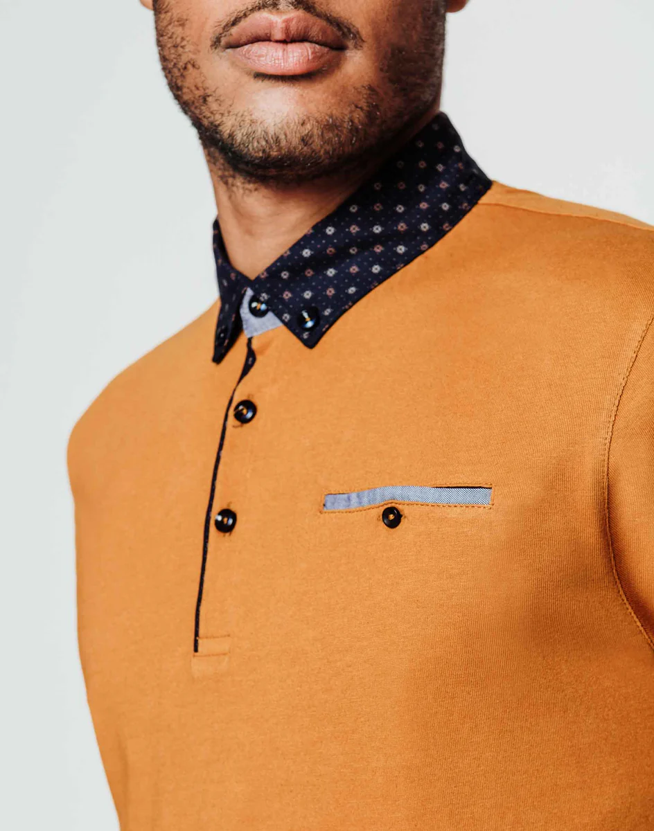 Polo jersey caramel