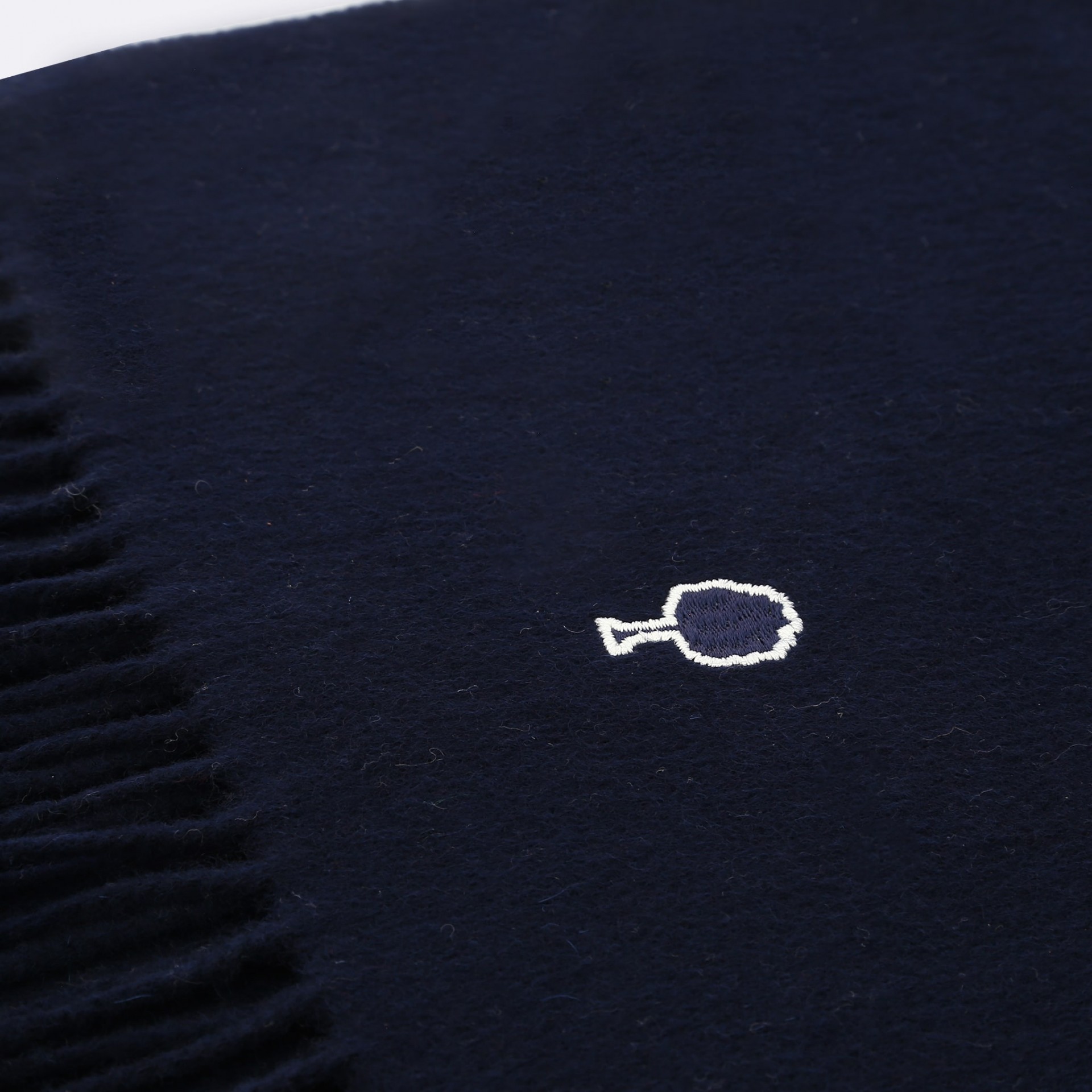 Echarpe bleu marine laine et cachemire - modèle Scarf
