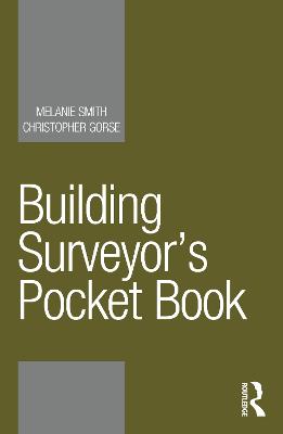 Building Surveyor's Pocket Book - Routledge Pocket Books (Paperback)