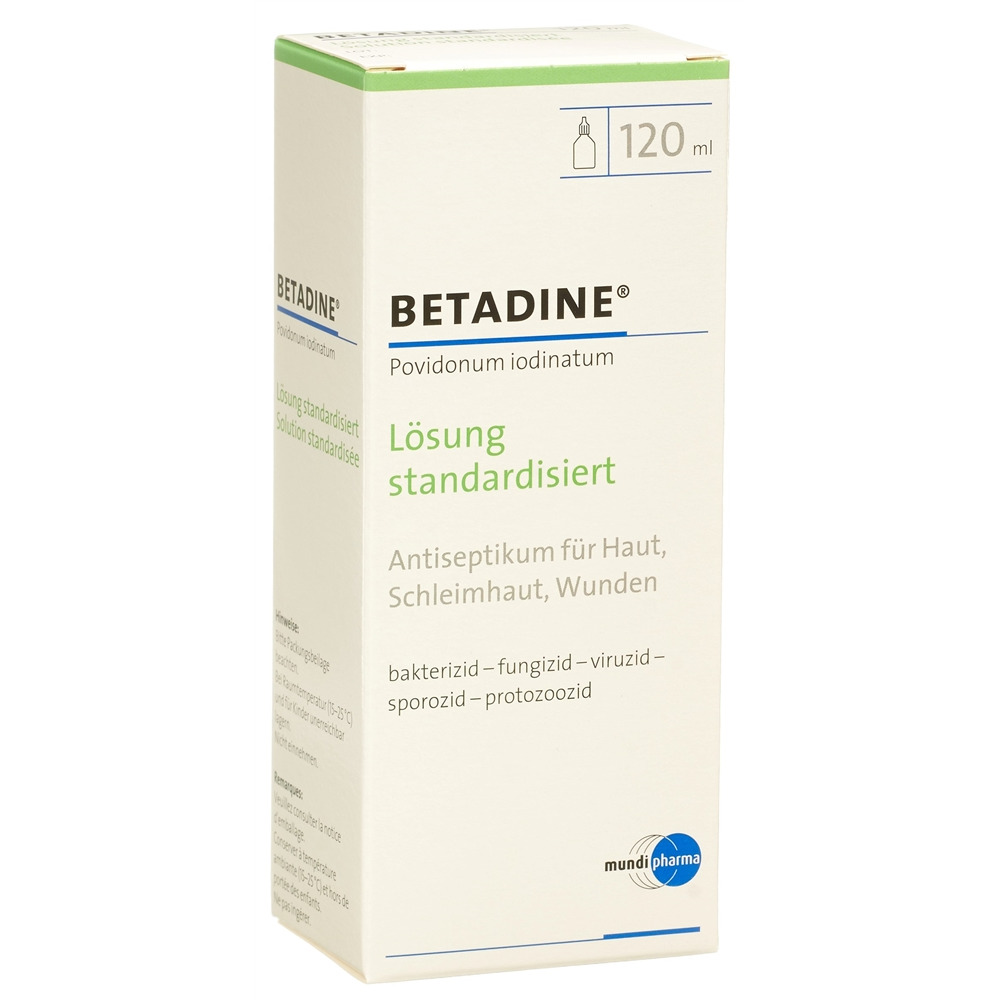 Betadine desinfizierende Lösung Lös Fl 120 ml