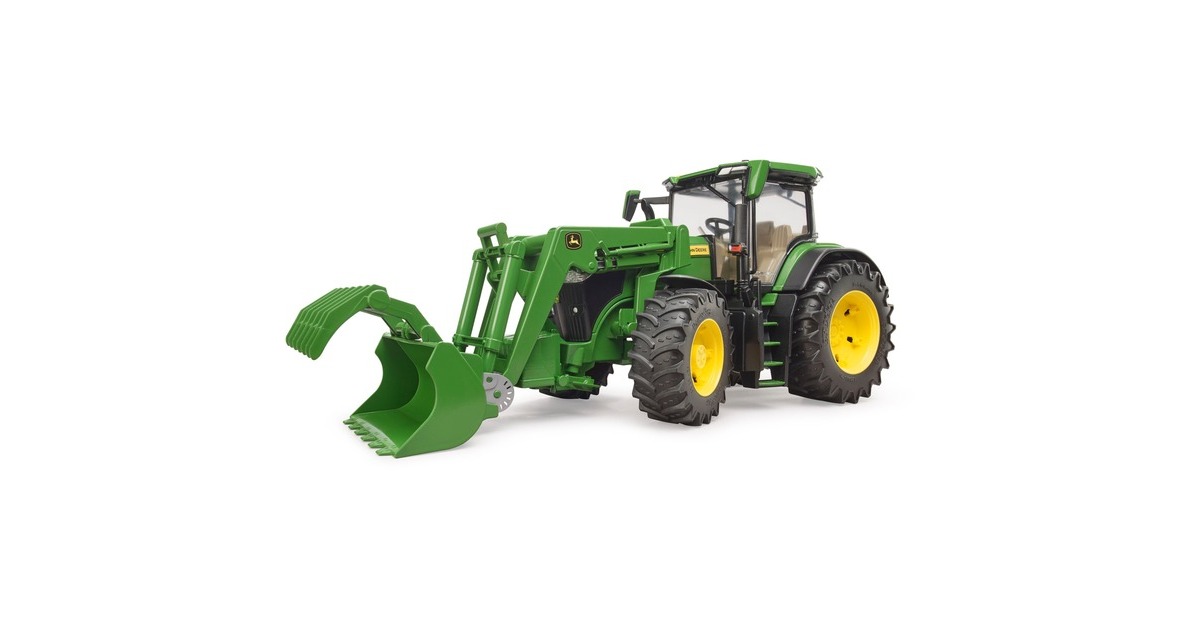 bruderJohn Deere 7R 350 met Frontlader Modelvoertuig  (03151)