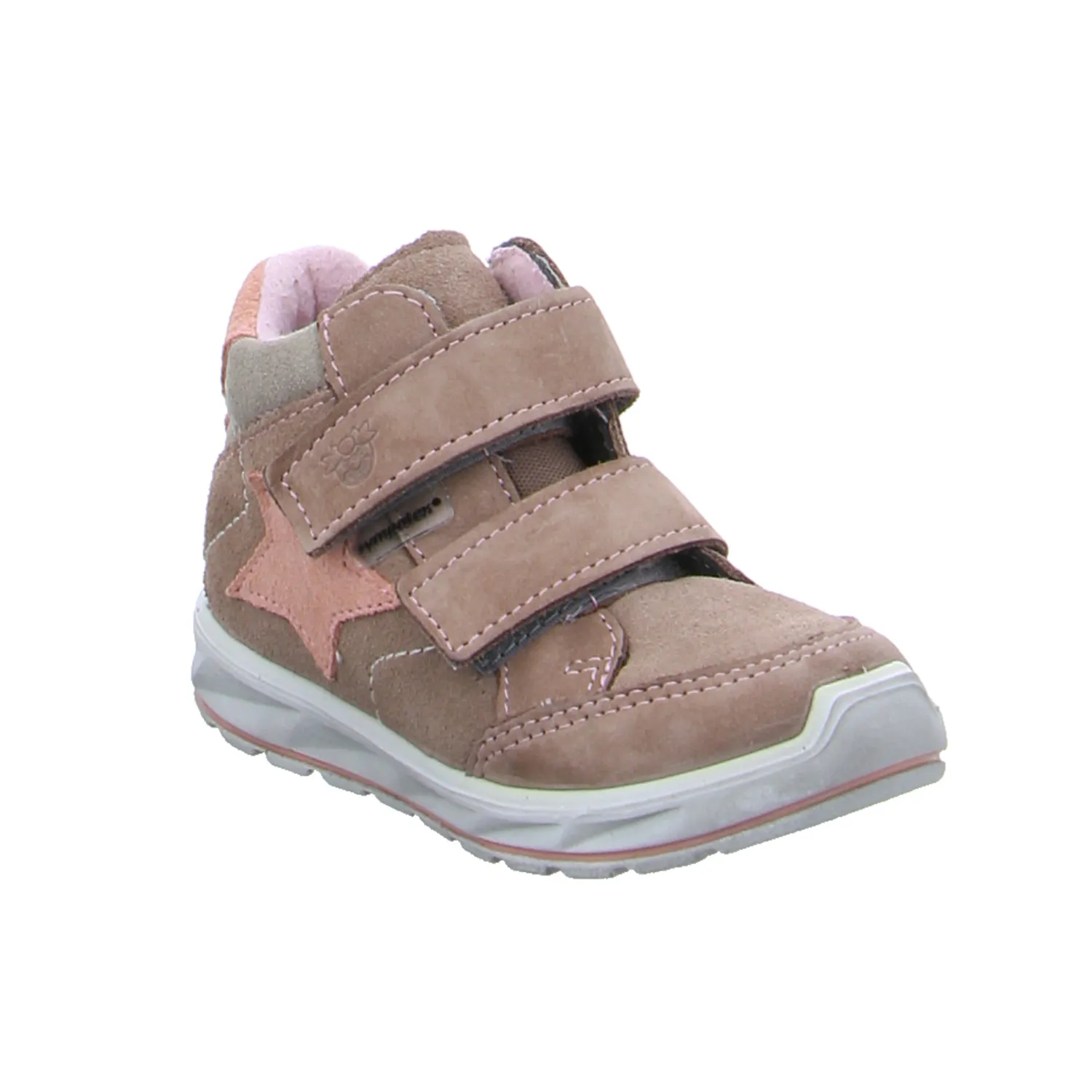 RICOSTA Lauflernschuh Taupe Leder  Mädchen Bottine