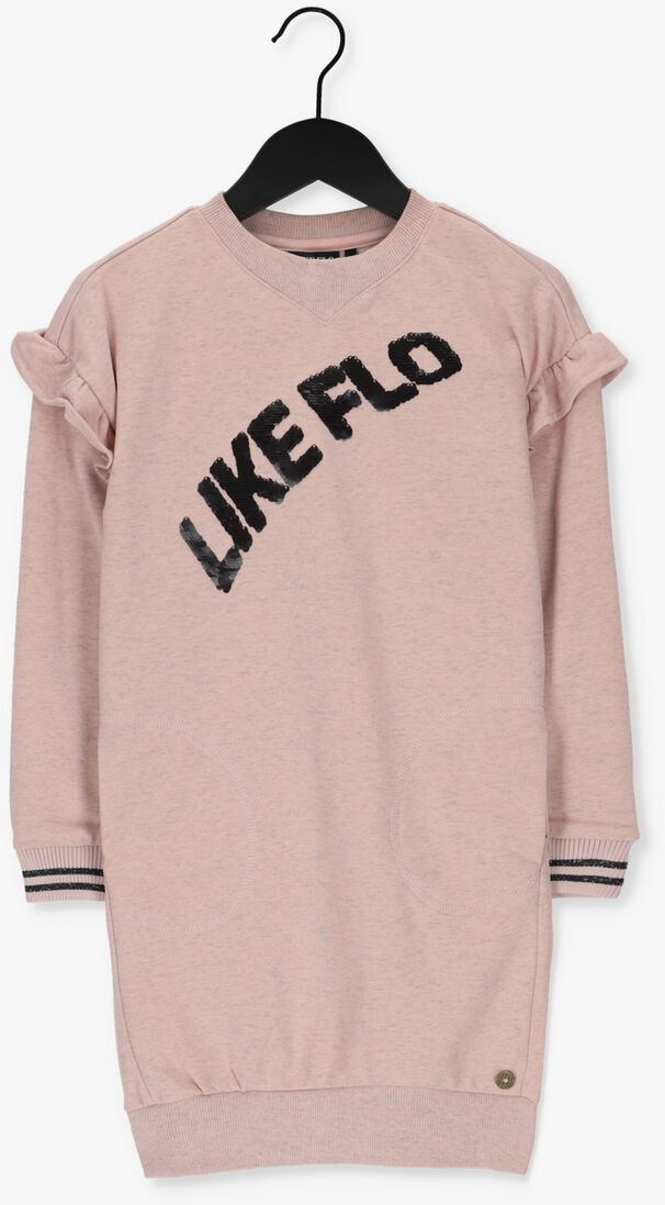 LIKE FLO lichtroze like flo midi jurk f208-5880