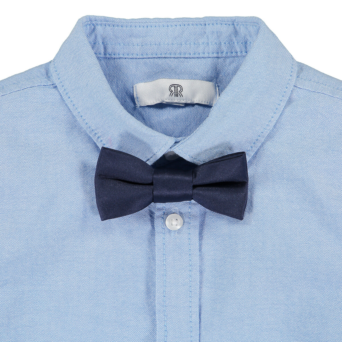COLEÇÕES LA REDOUTE<br>Camisa com gravata borboleta removível