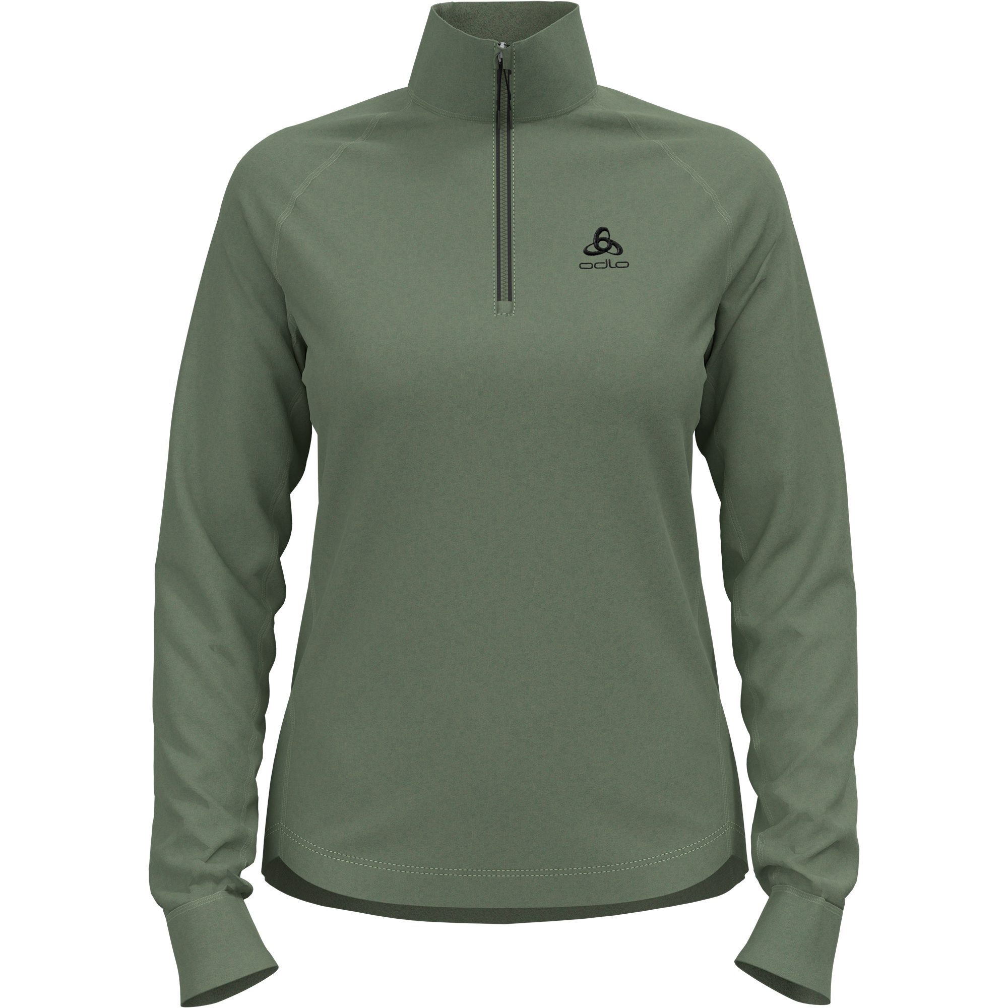 Odlo Berra 1/2 Zip Midlayer Damen matte green