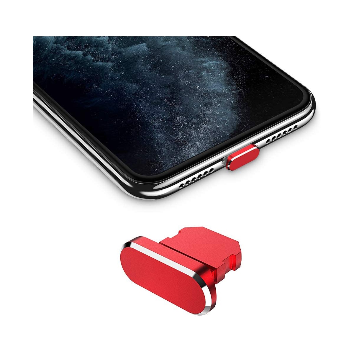 Beskyttelsesdeksel for iPhone Støvtett plugg
