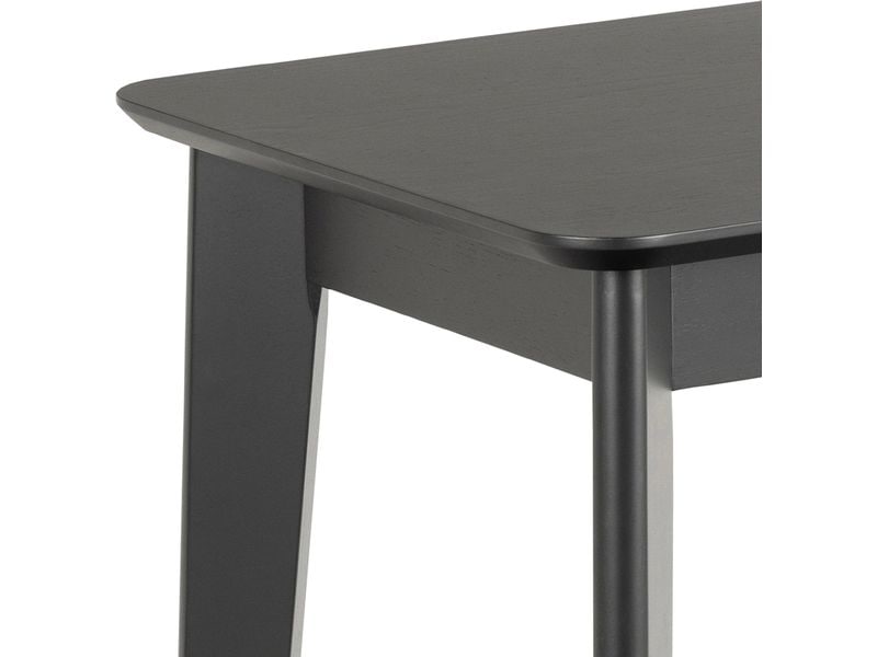 AC Design Tisch Roxby, Eiche, Schwarz Schreibtisch mit Stauraum im skandinavischen Stil